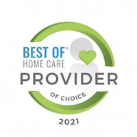Badge for Best of Home Care Provider of Choice 2021